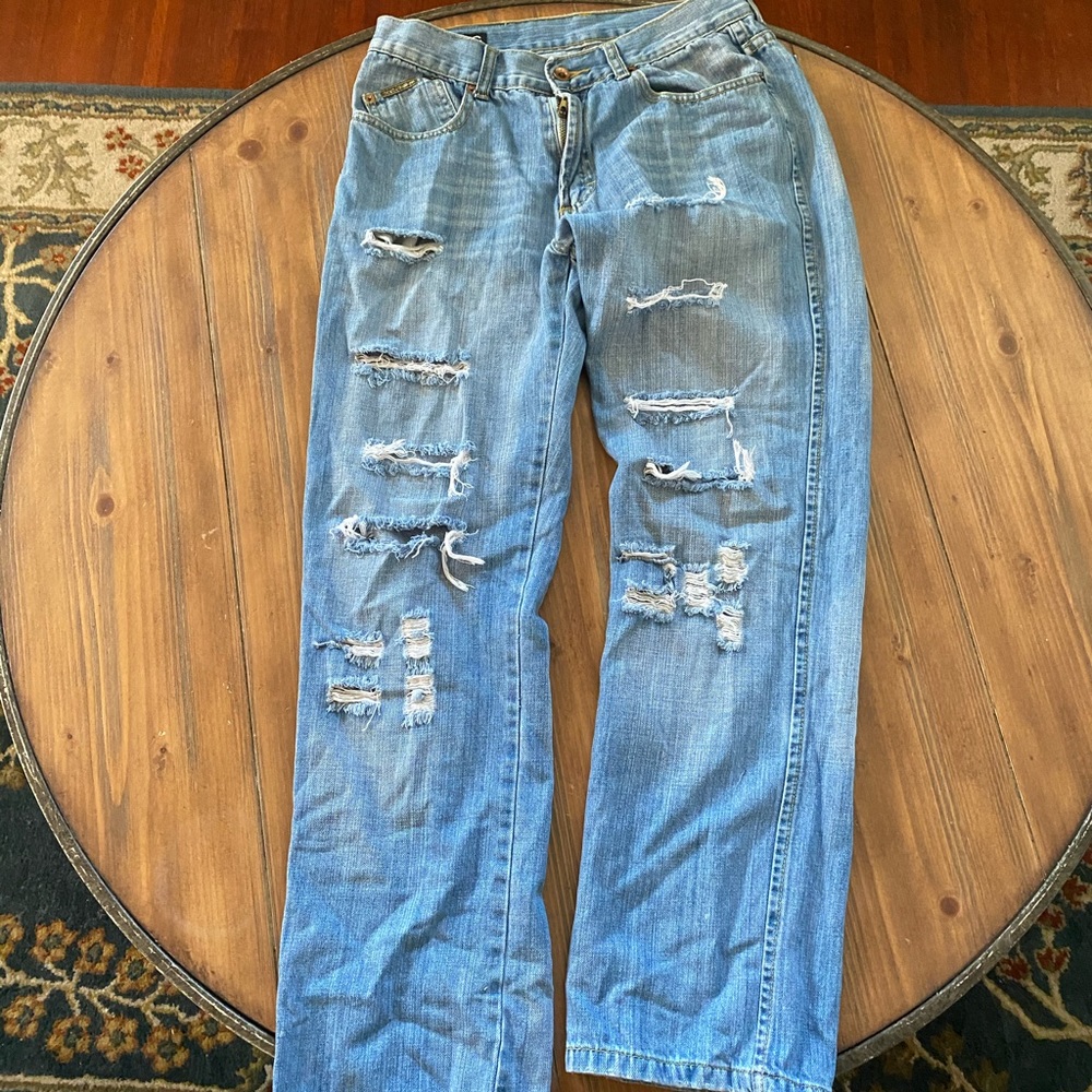 Dolce and Gabbana Ripped Jeans